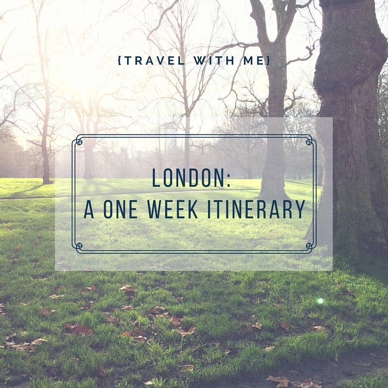 Travel With Me // London 2.0