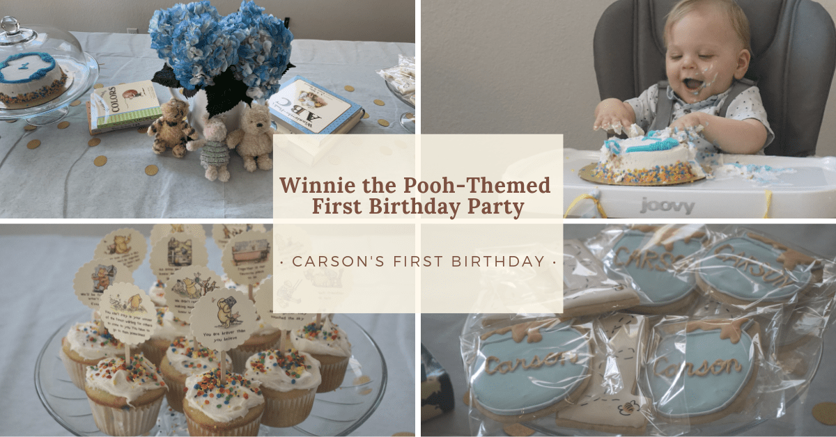 A Classic Winnie-the-Pooh First Birthday Party | Carson’s First Birthday